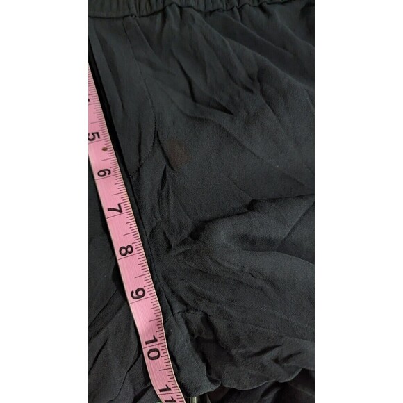 $523 ALC Terry Snap Side Buttons Tear Away Straight Leg Pull On Pants Size 8 - Picture 9 of 10